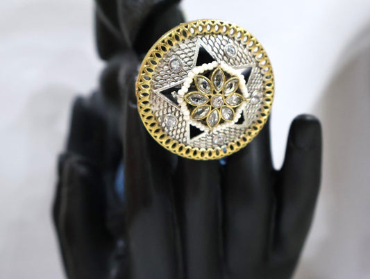 Shimmering Bejeweled Rings SIVA by Anika