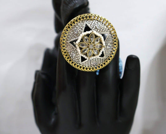 Shimmering Bejeweled Rings SIVA by Anika