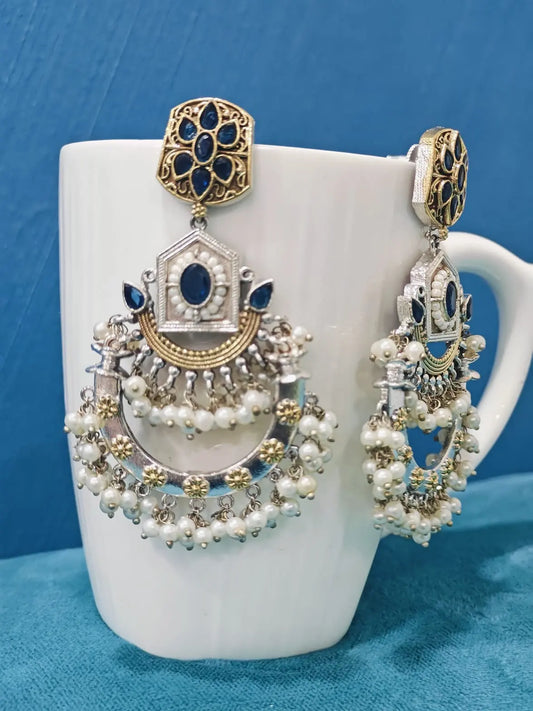 Blue chic Earrings SIVA by Anika