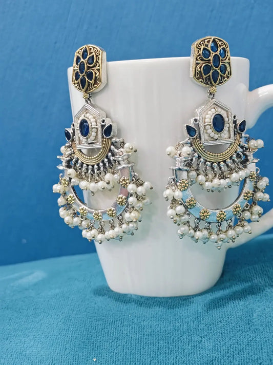 Blue chic Earrings SIVA by Anika