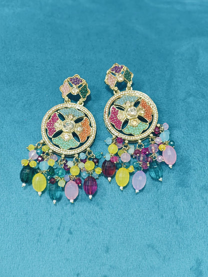 Peacock Earrings SIVA by Anika