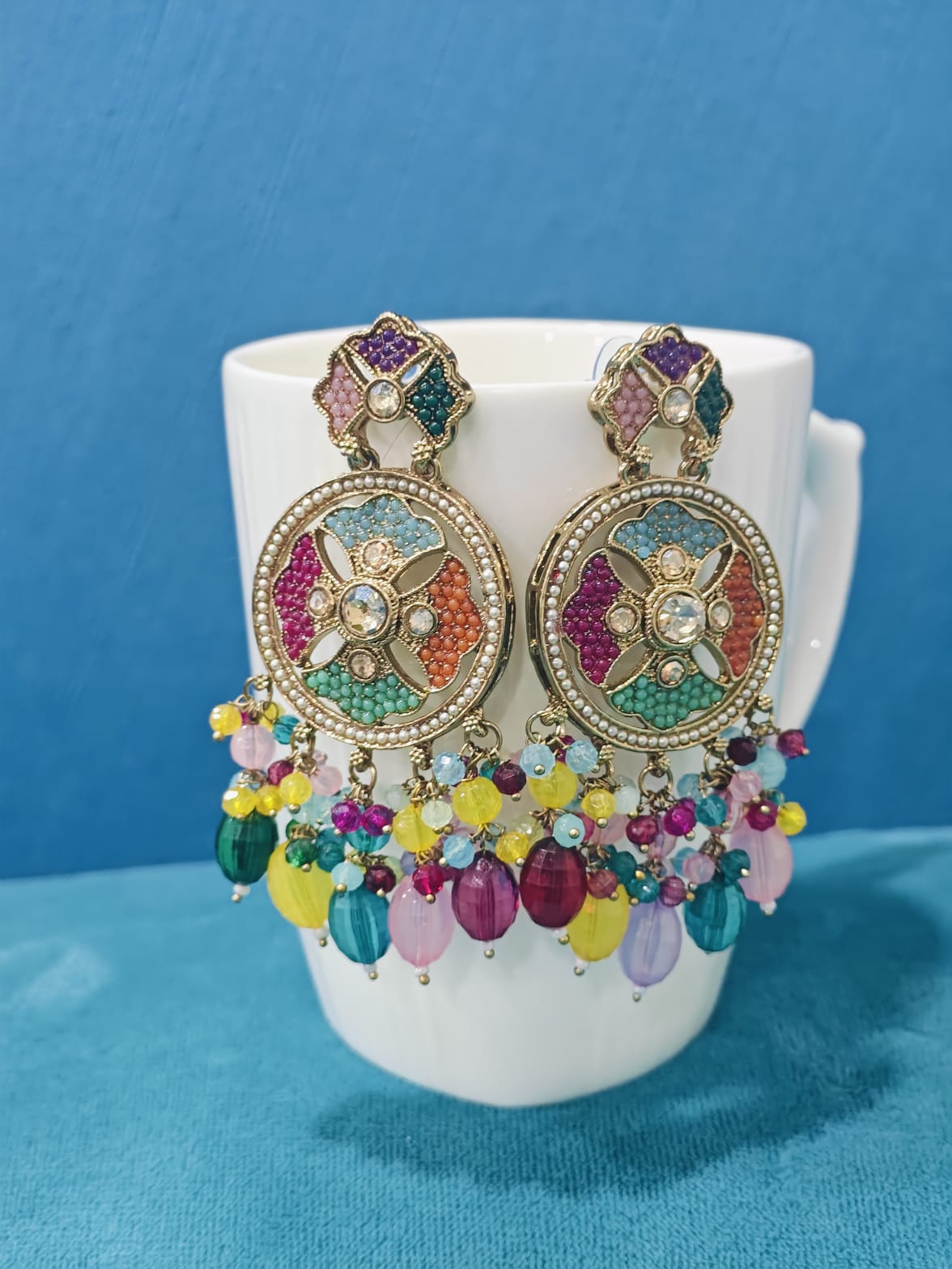 Peacock Earrings SIVA by Anika