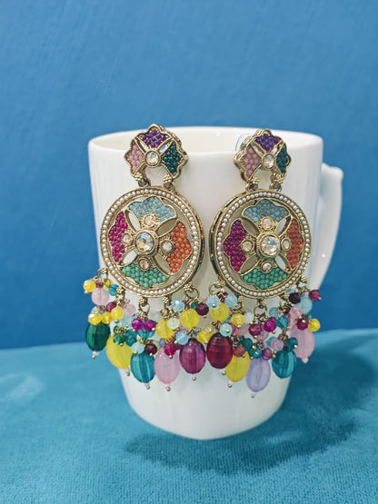 Peacock Earrings SIVA by Anika