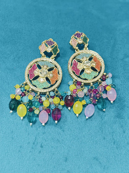 Peacock Earrings SIVA by Anika