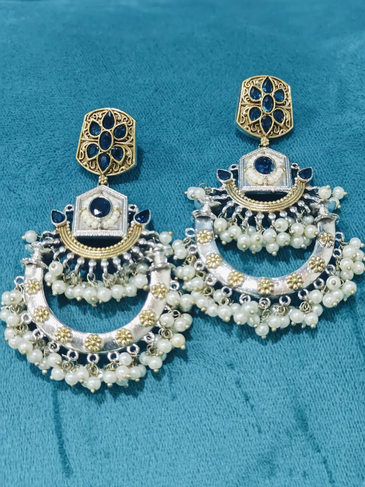 Blue chic Earrings SIVA by Anika