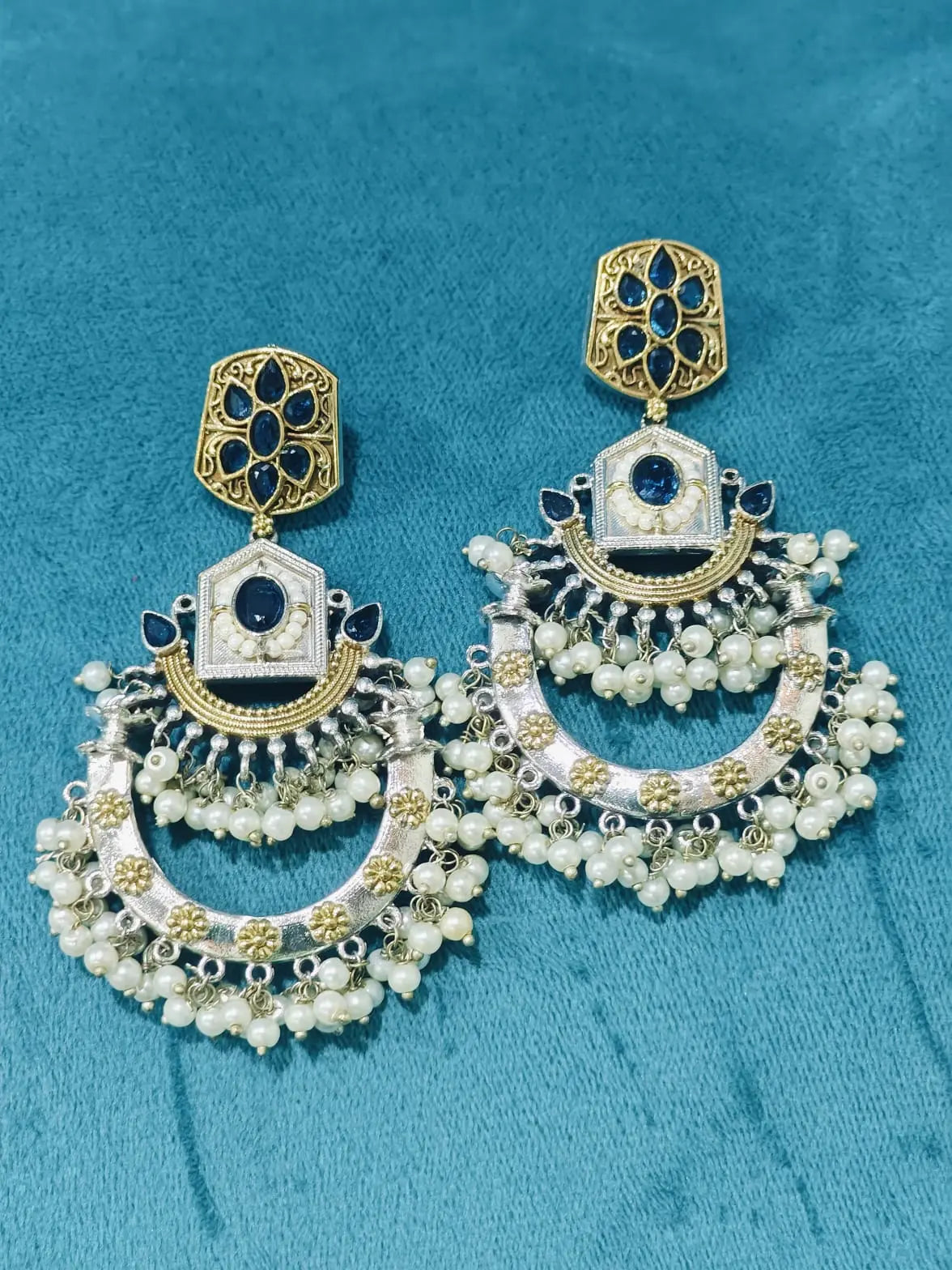 Blue chic Earrings SIVA by Anika