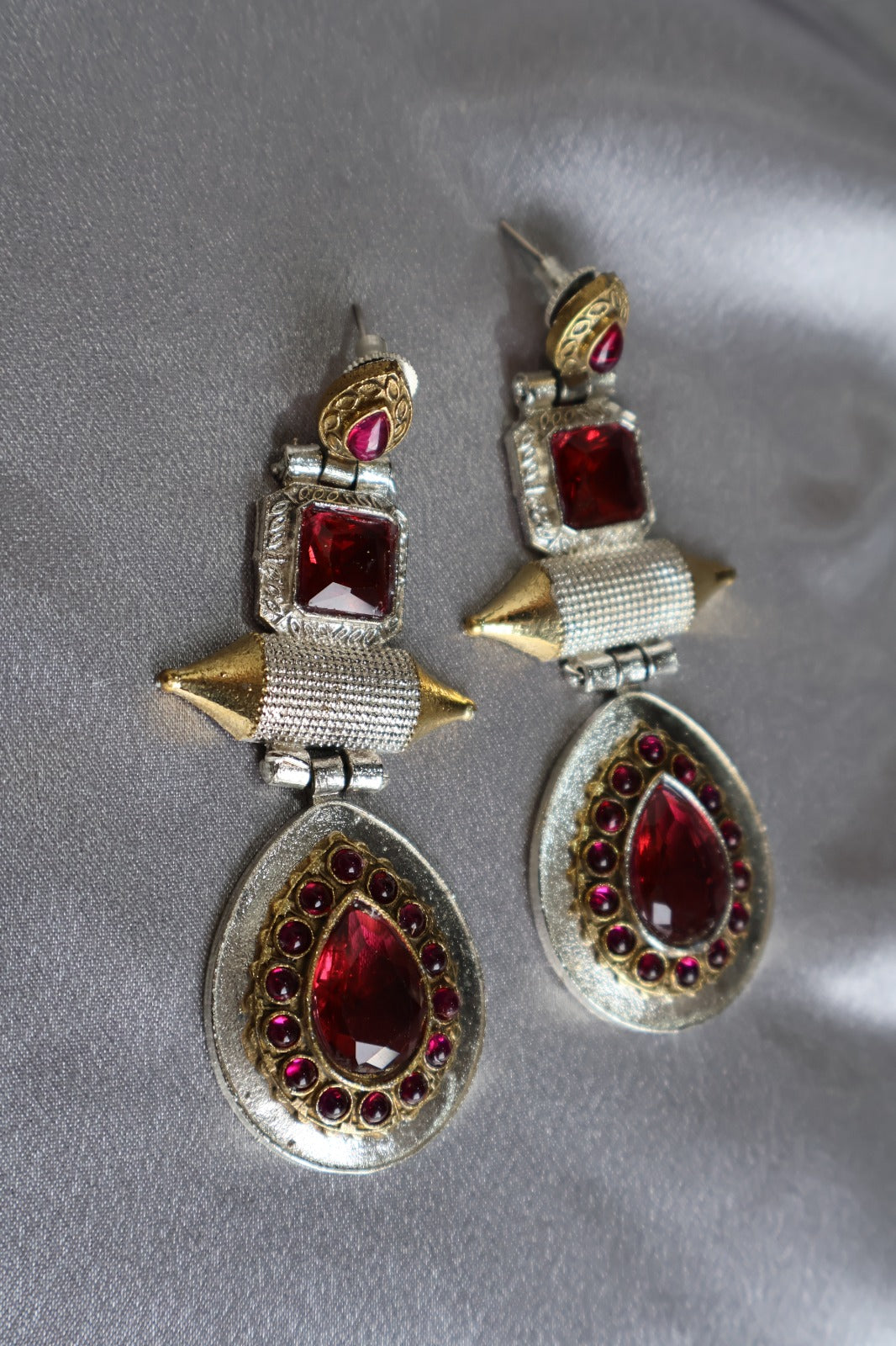 HOT PINK DROP EARRINGS SIVA by Anika