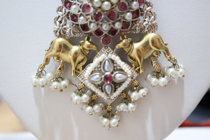 Cow Design kundan Jewellery set SIVA by Anika