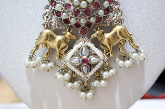 Cow Design kundan Jewellery set SIVA by Anika
