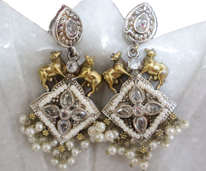 Cow Design kundan Jewellery set SIVA by Anika