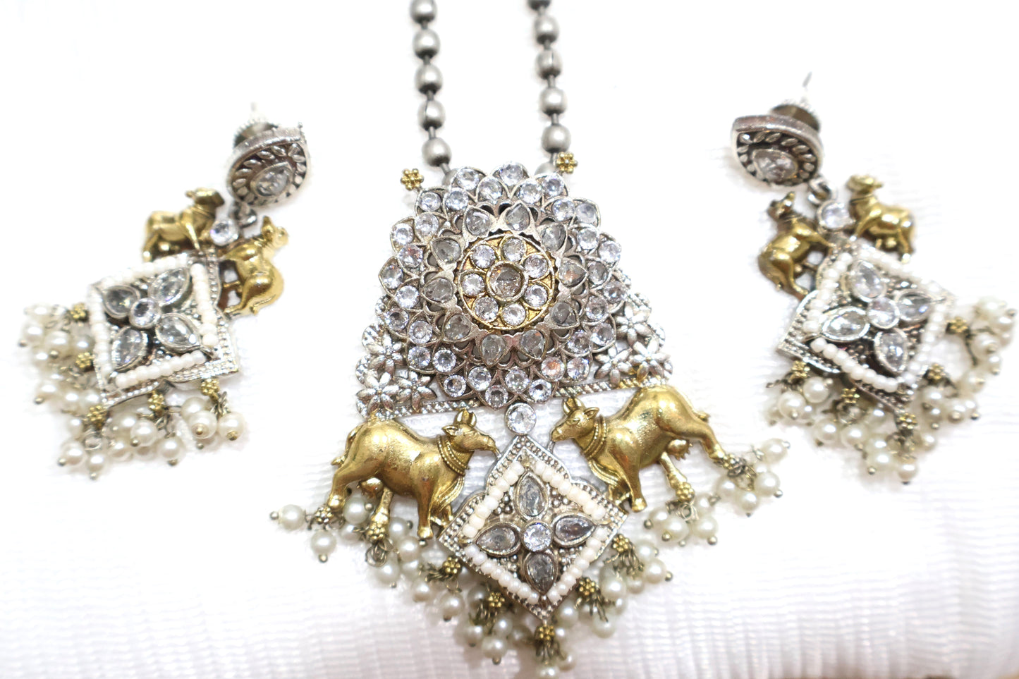 Cow Design kundan Jewellery set SIVA by Anika
