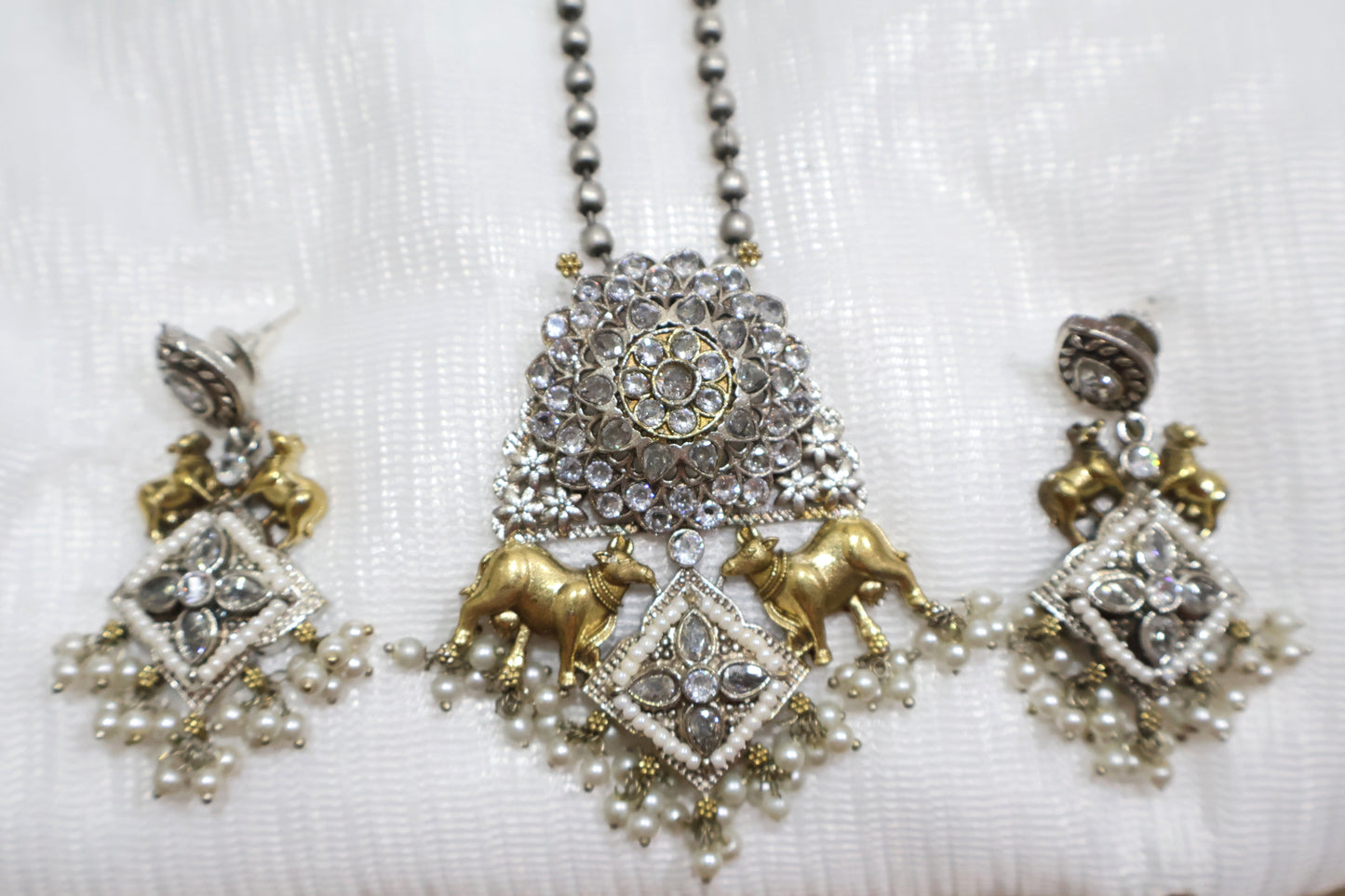 Cow Design kundan Jewellery set SIVA by Anika
