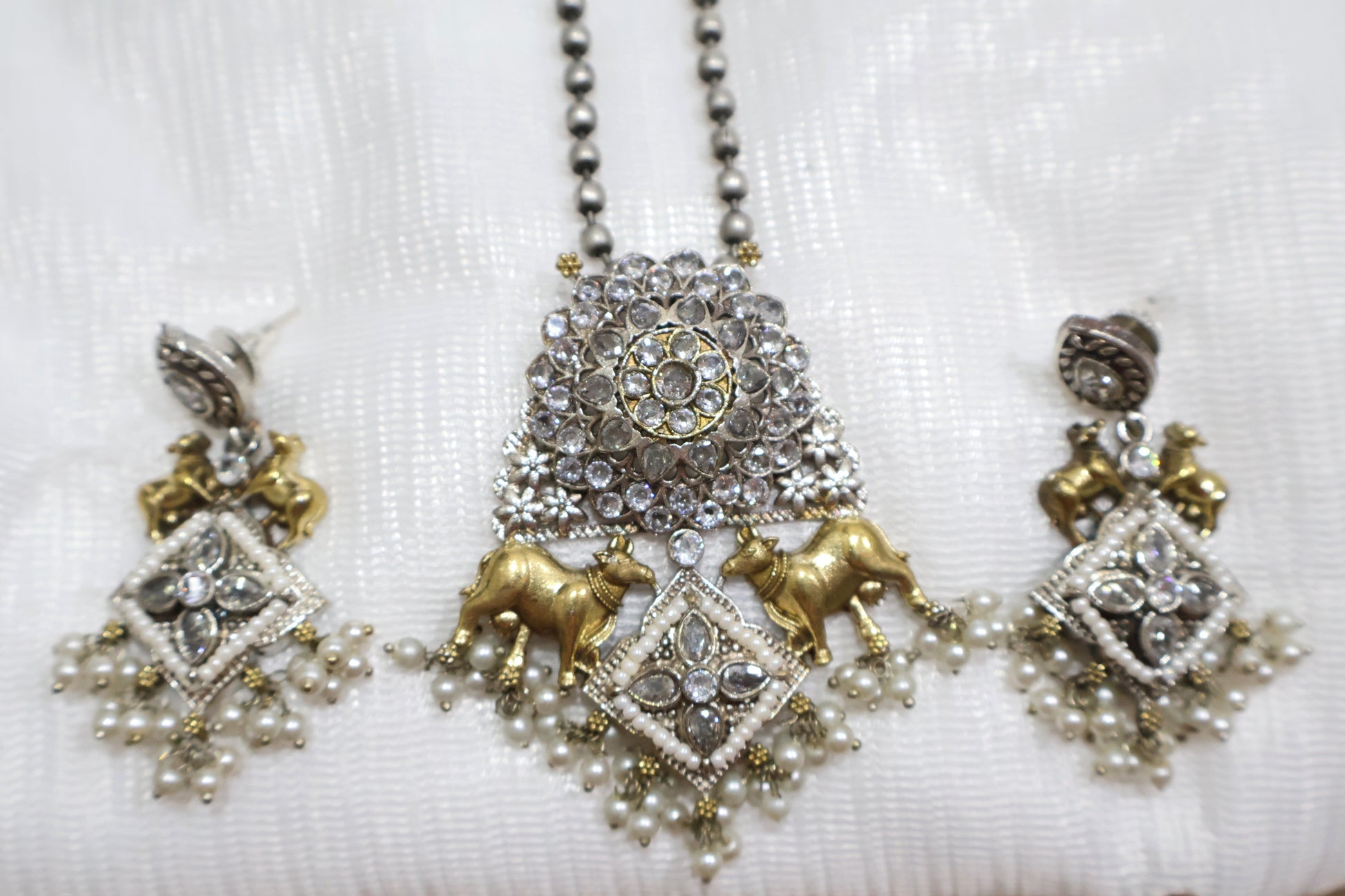 Cow Design kundan Jewellery set SIVA by Anika