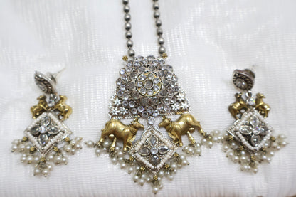 Cow Design kundan Jewellery set SIVA by Anika