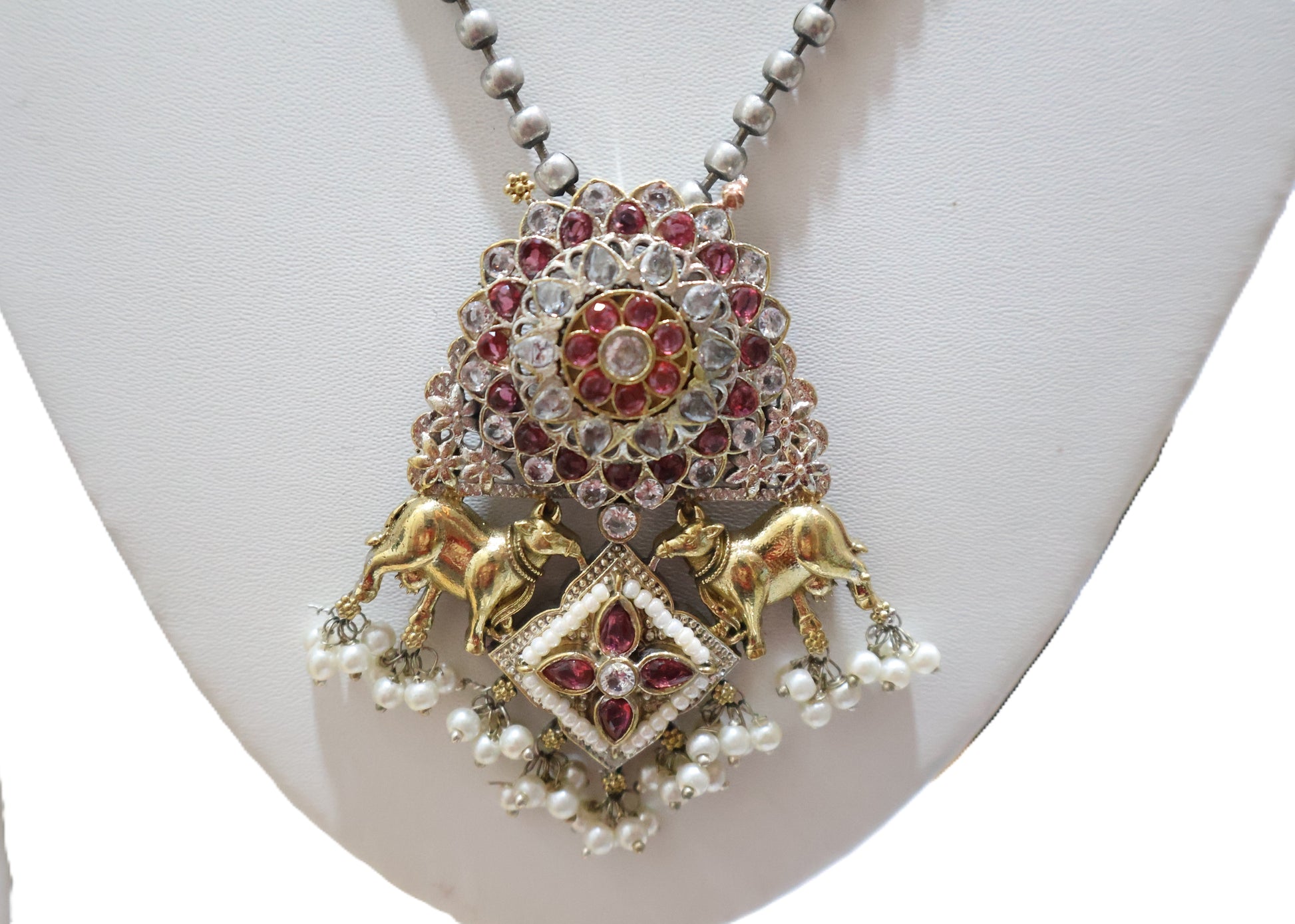 Kundan pink white Jewellery Set SIVA by Anika
