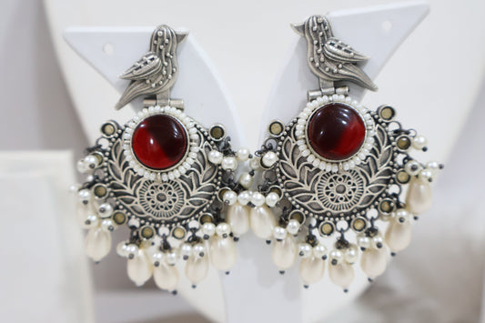 Royal Red Earrings SIVA by Anika