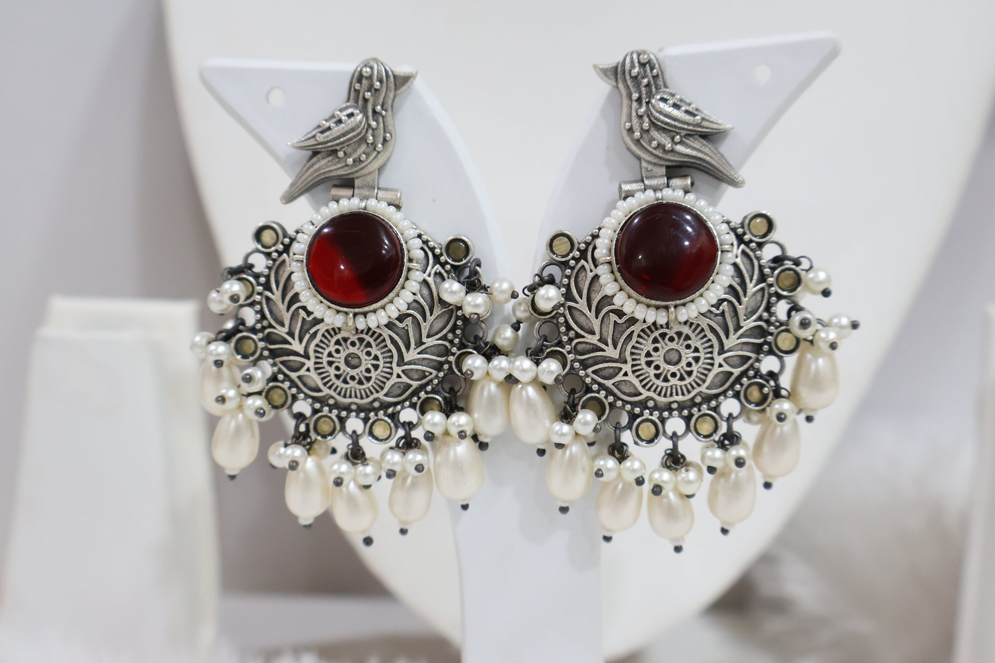 Royal Red Earrings SIVA by Anika