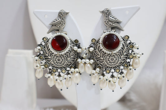 Royal Red Earrings SIVA by Anika