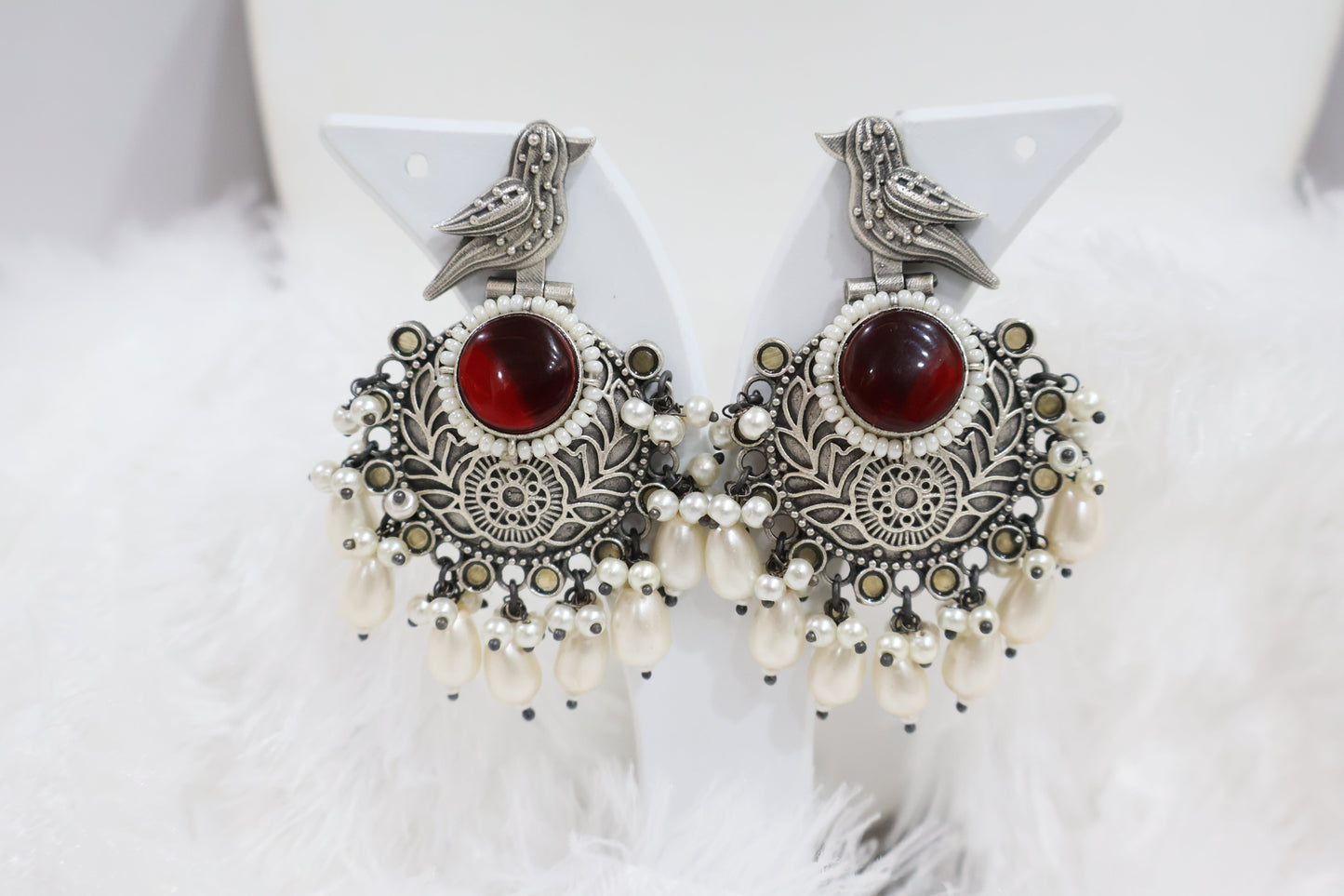 Royal Red Earrings SIVA by Anika