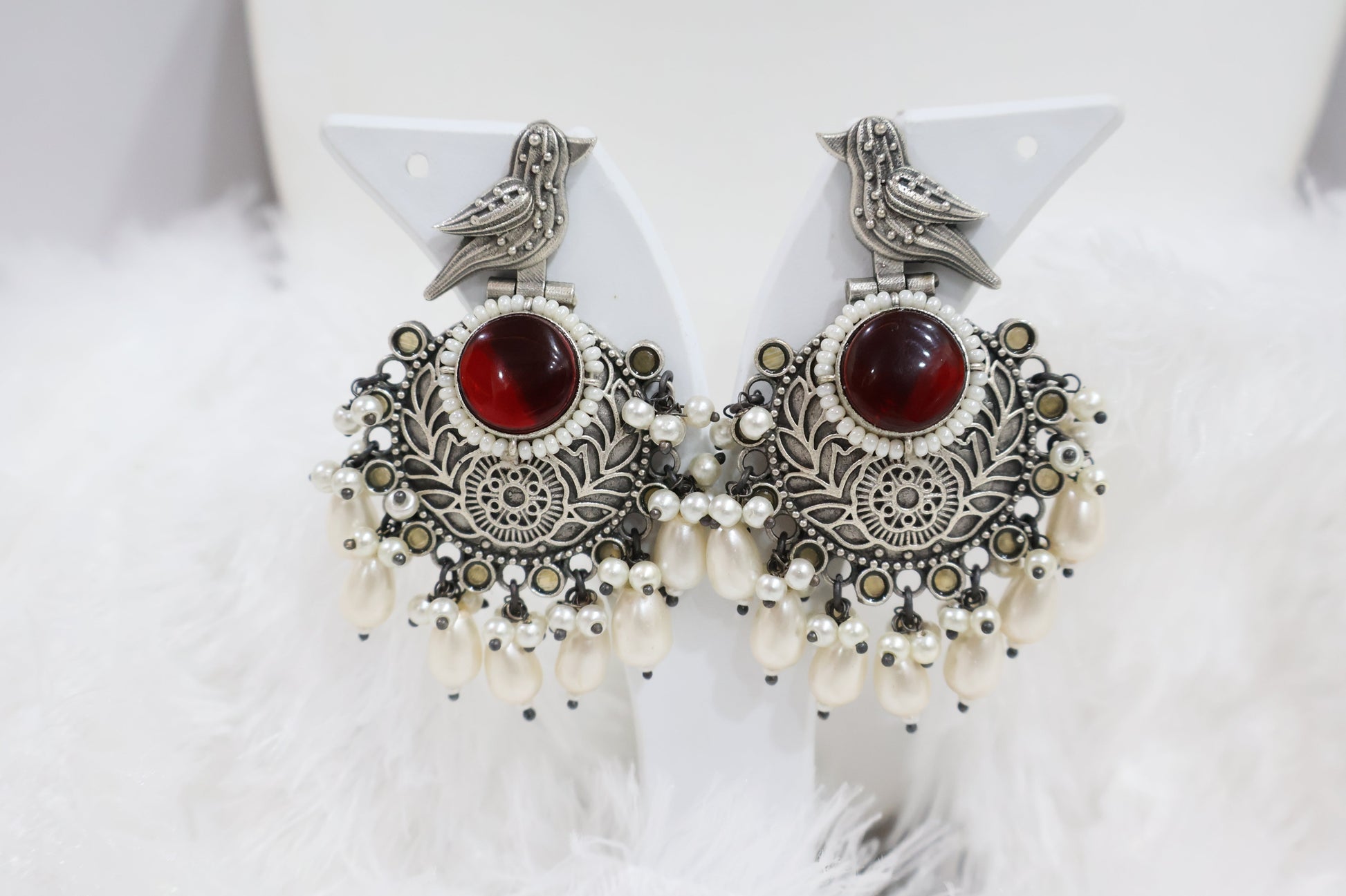 Royal Red Earrings SIVA by Anika