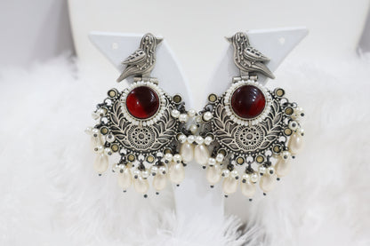 Royal Red Earrings SIVA by Anika