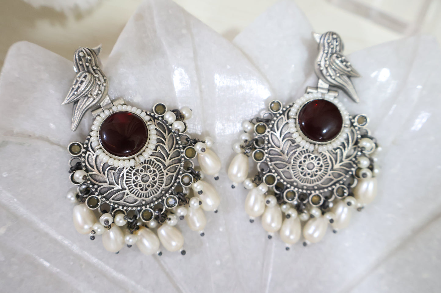 Royal Red Earrings SIVA by Anika
