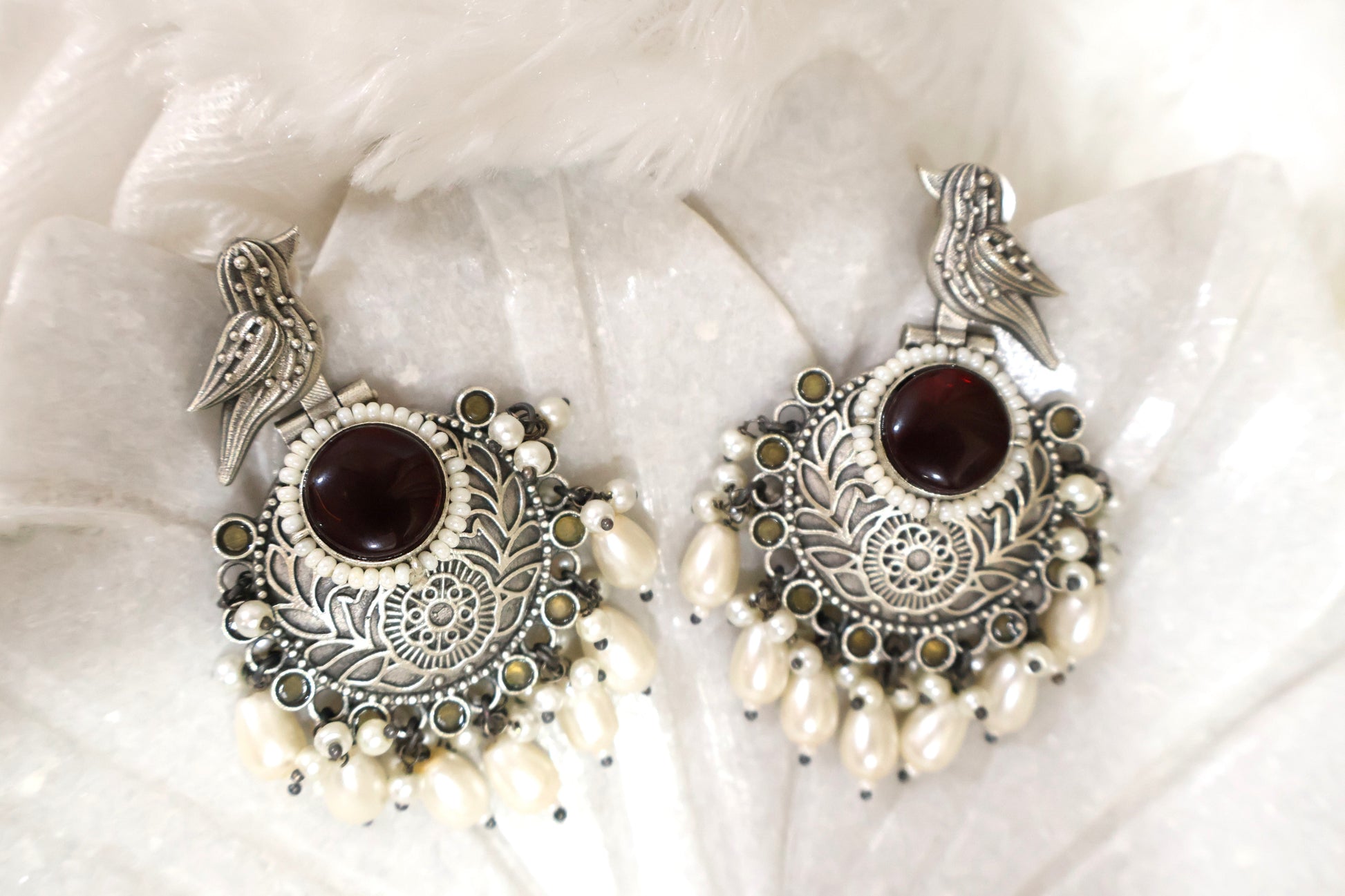 Royal Red Earrings SIVA by Anika