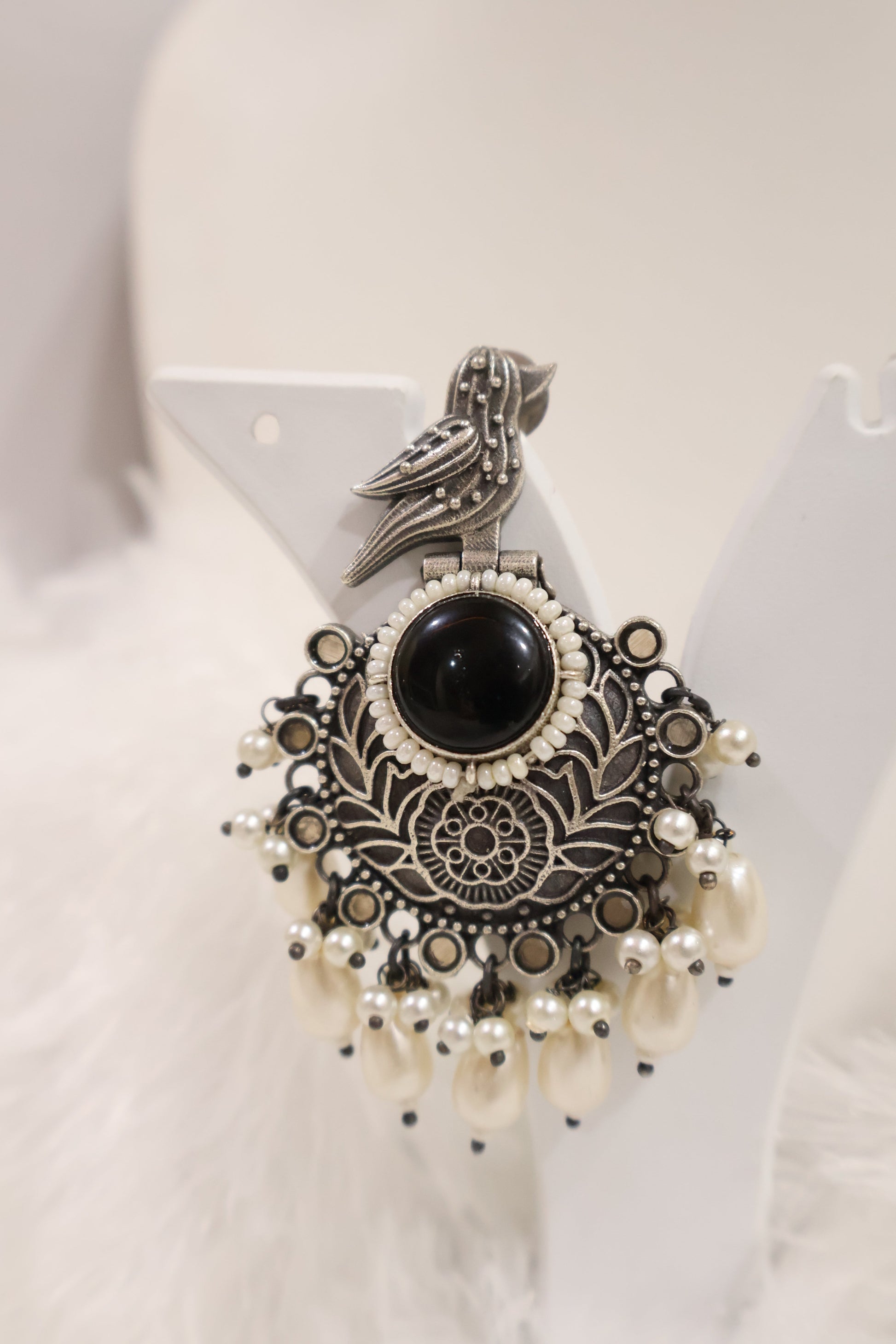 Fancy Black Earrings SIVA by Anika