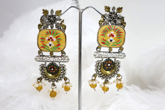 Classy  Yellow Earrings SIVA by Anika