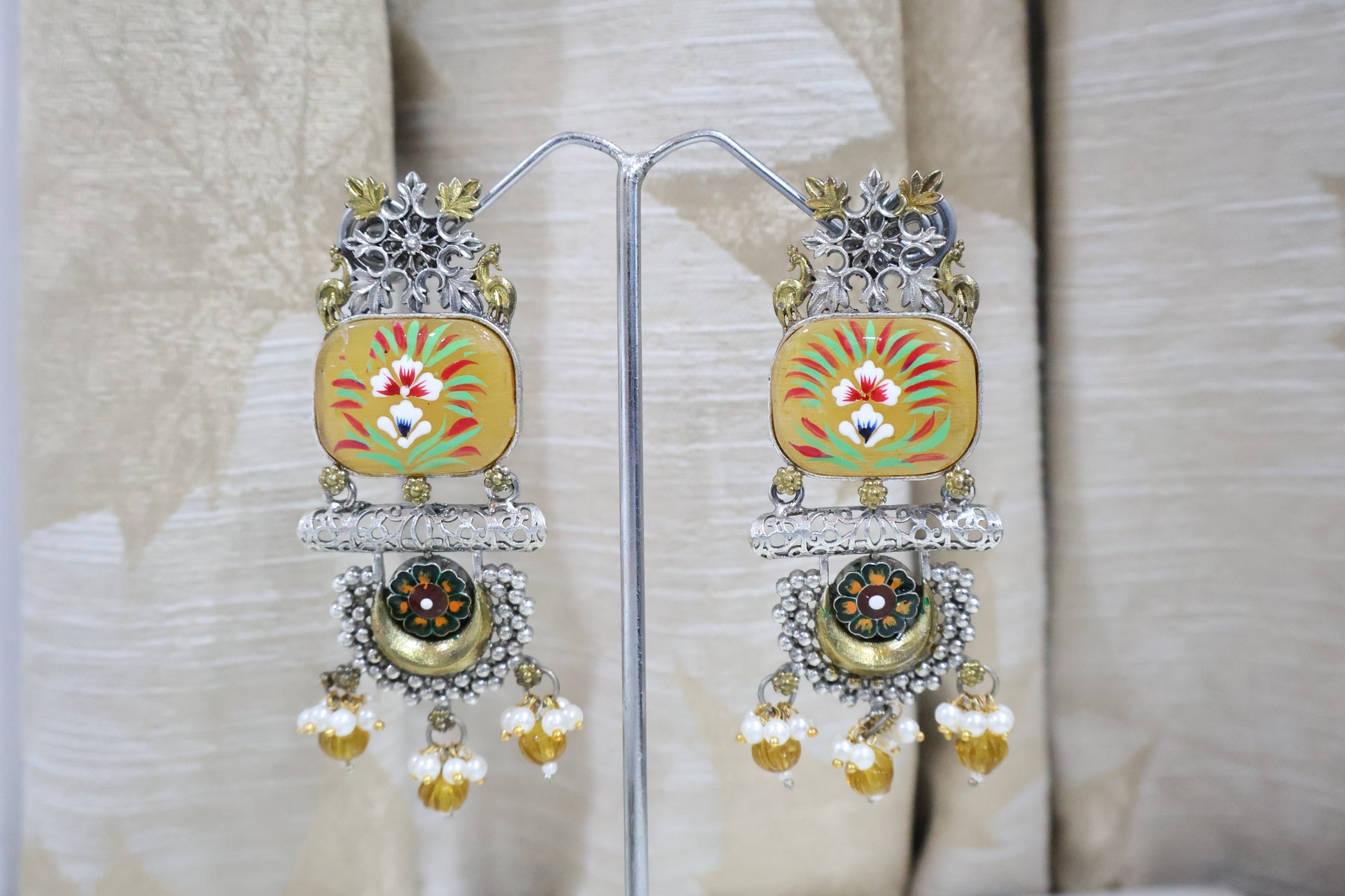 Classy  Yellow Earrings SIVA by Anika