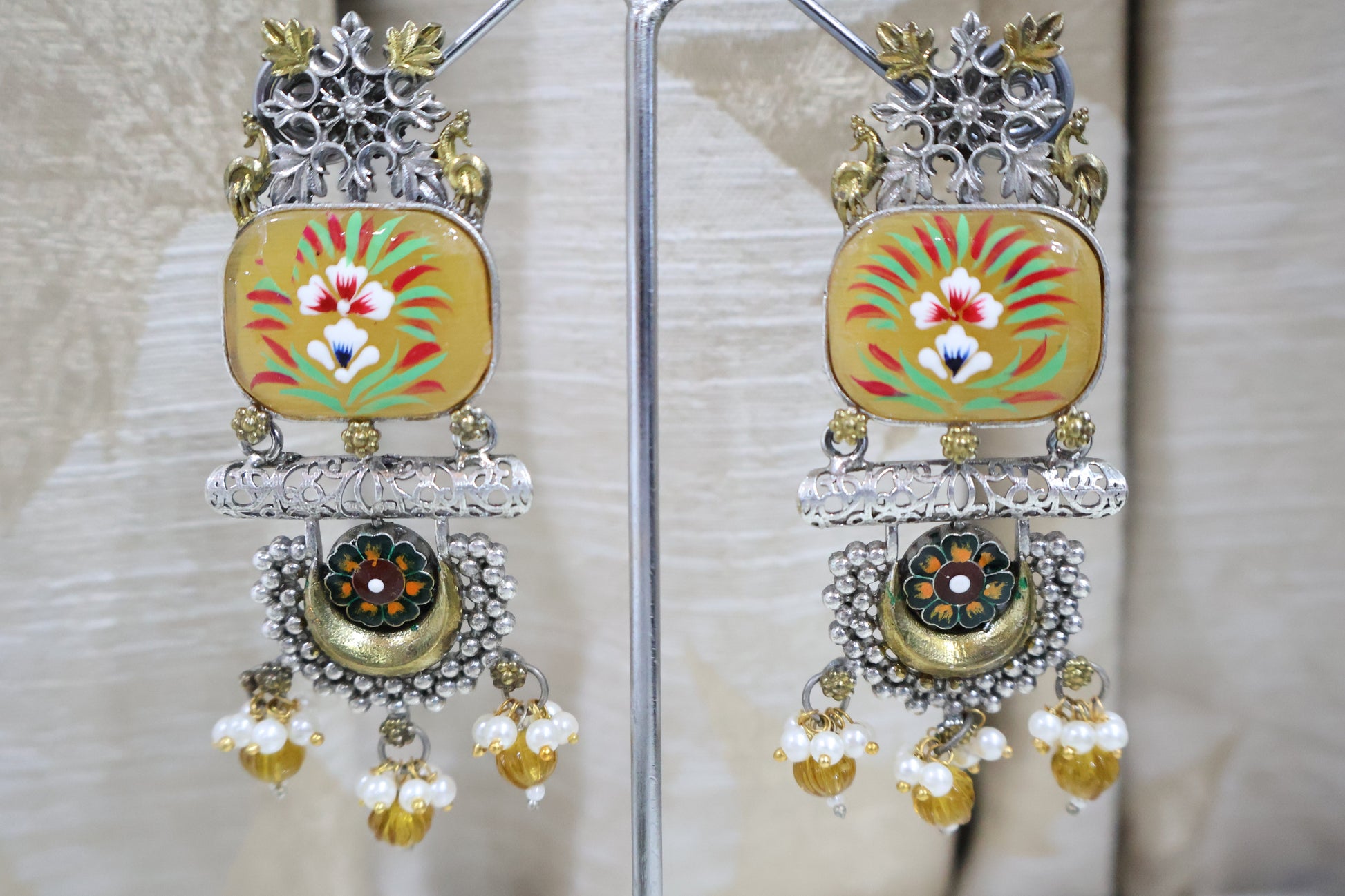 Classy  Yellow Earrings SIVA by Anika