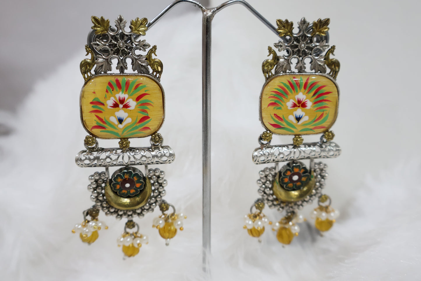 Classy  Yellow Earrings SIVA by Anika