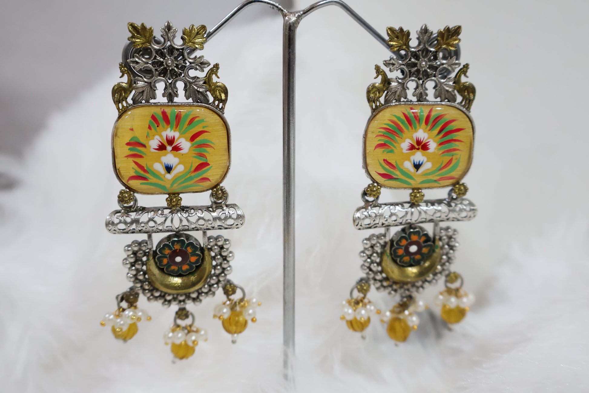 Classy  Yellow Earrings SIVA by Anika
