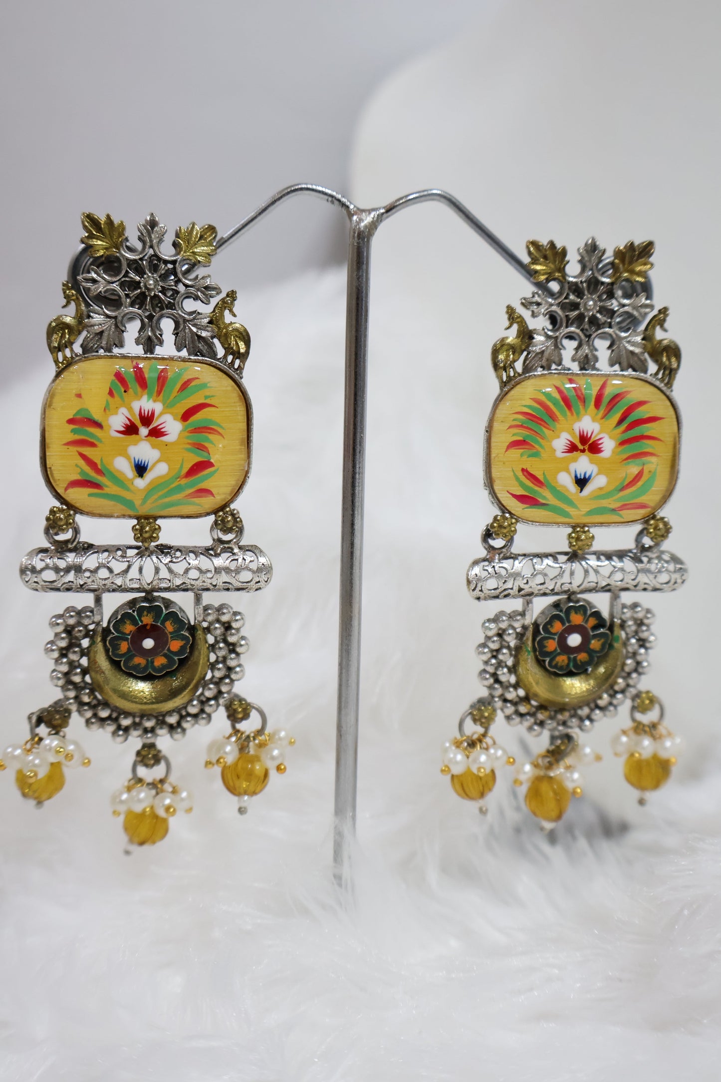 Classy  Yellow Earrings SIVA by Anika