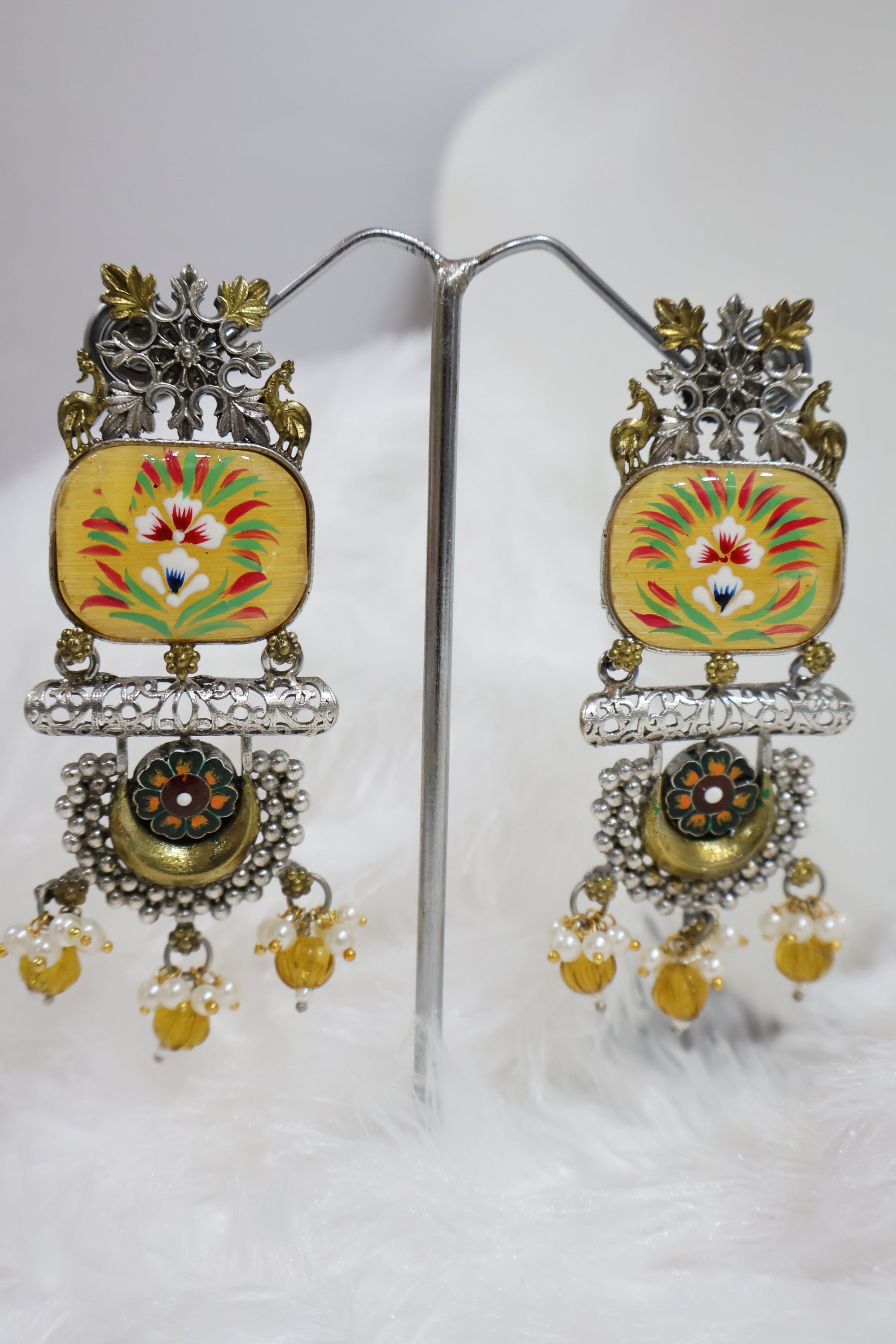 Classy  Yellow Earrings SIVA by Anika