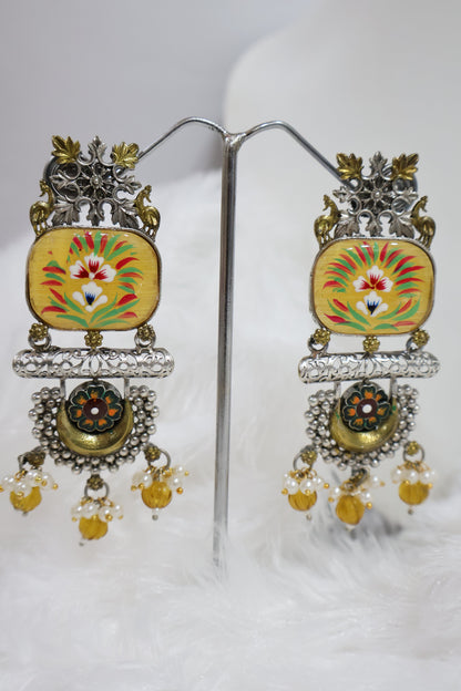 Classy  Yellow Earrings SIVA by Anika