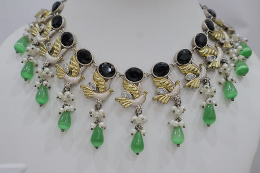 Oxidixed Jewellery Set SIVA by Anika