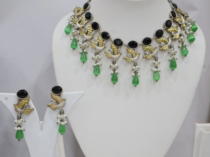 Oxidixed Jewellery Set SIVA by Anika