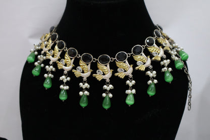Oxidixed Jewellery Set SIVA by Anika