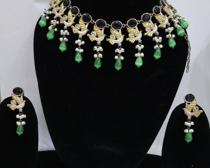 Oxidixed Jewellery Set SIVA by Anika