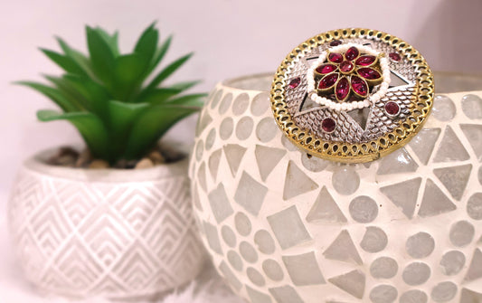 Allure Pink Rings SIVA by Anika