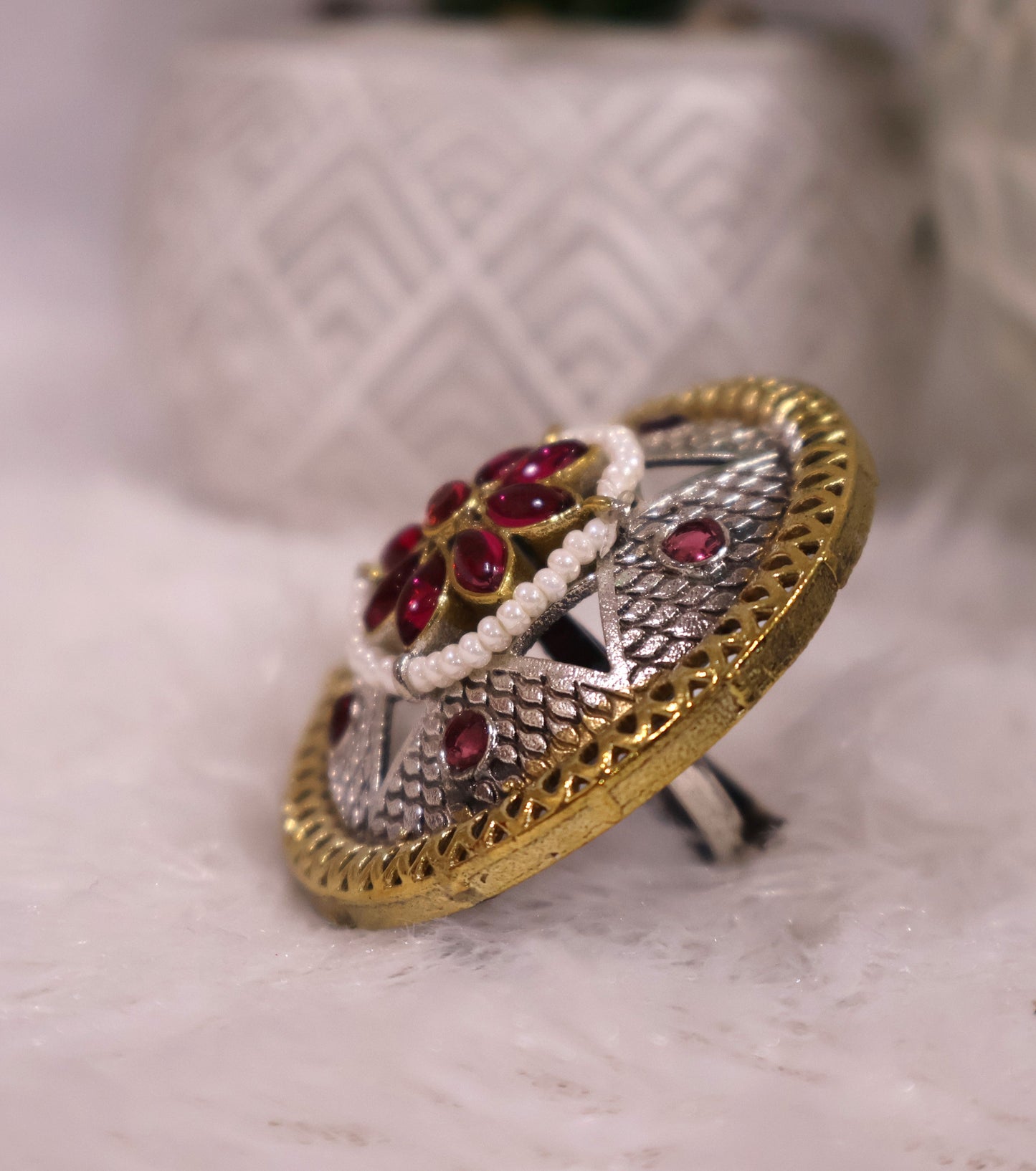Elite Chunky Rings SIVA by Anika
