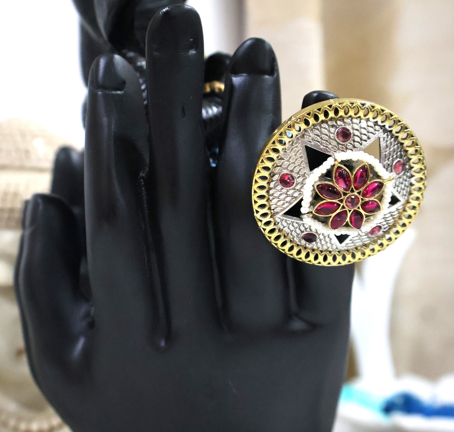 Allure Pink Rings SIVA by Anika