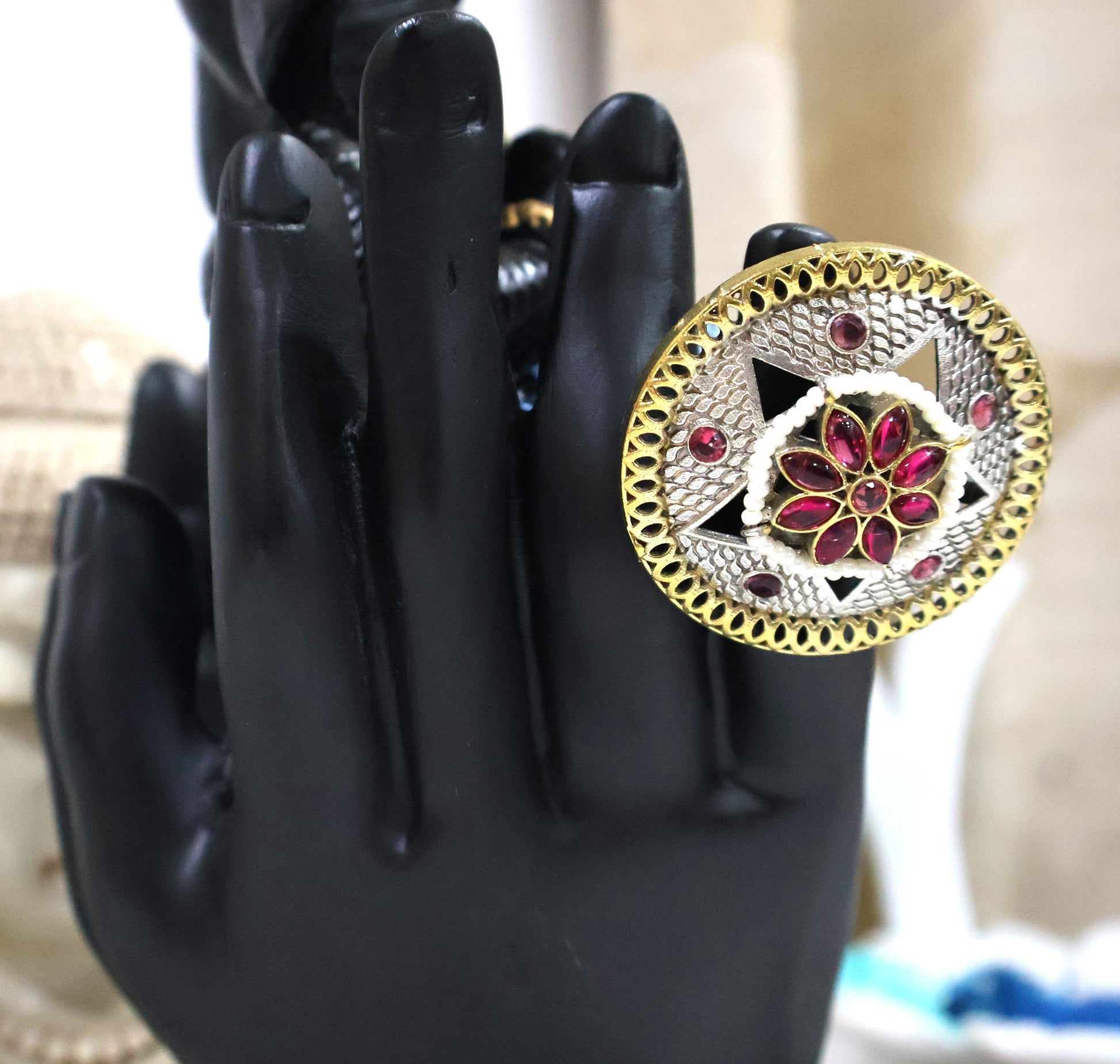 Allure Pink Rings SIVA by Anika