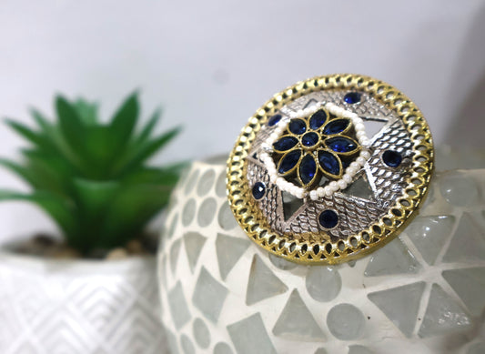 Radiant Blue Rings SIVA by Anika