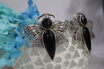 Butterfly Black Earrings SIVA by Anika