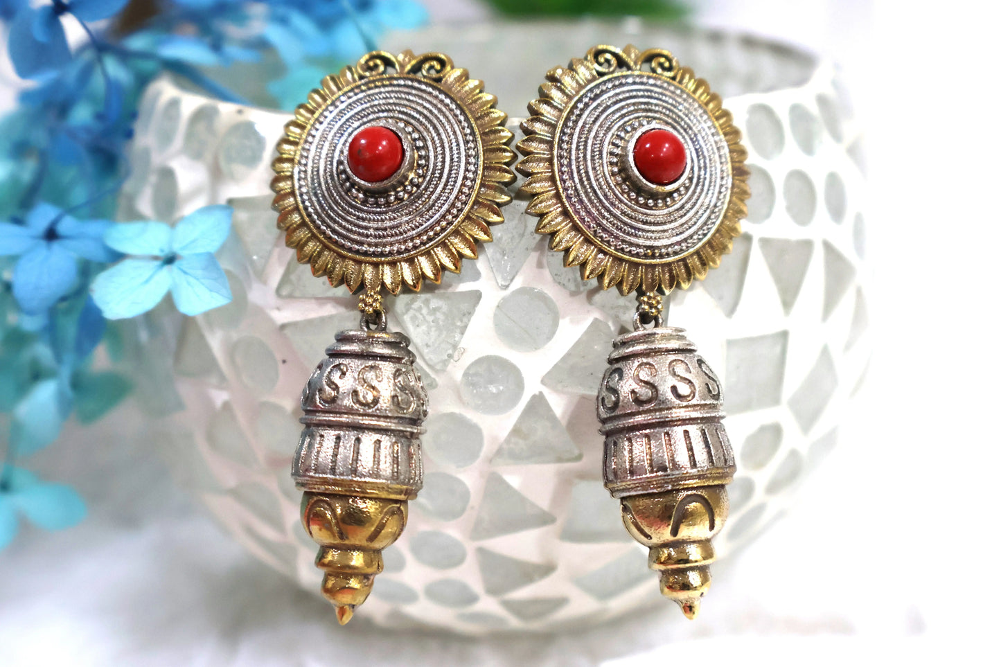 Radiant Red Earrings SIVA by Anika