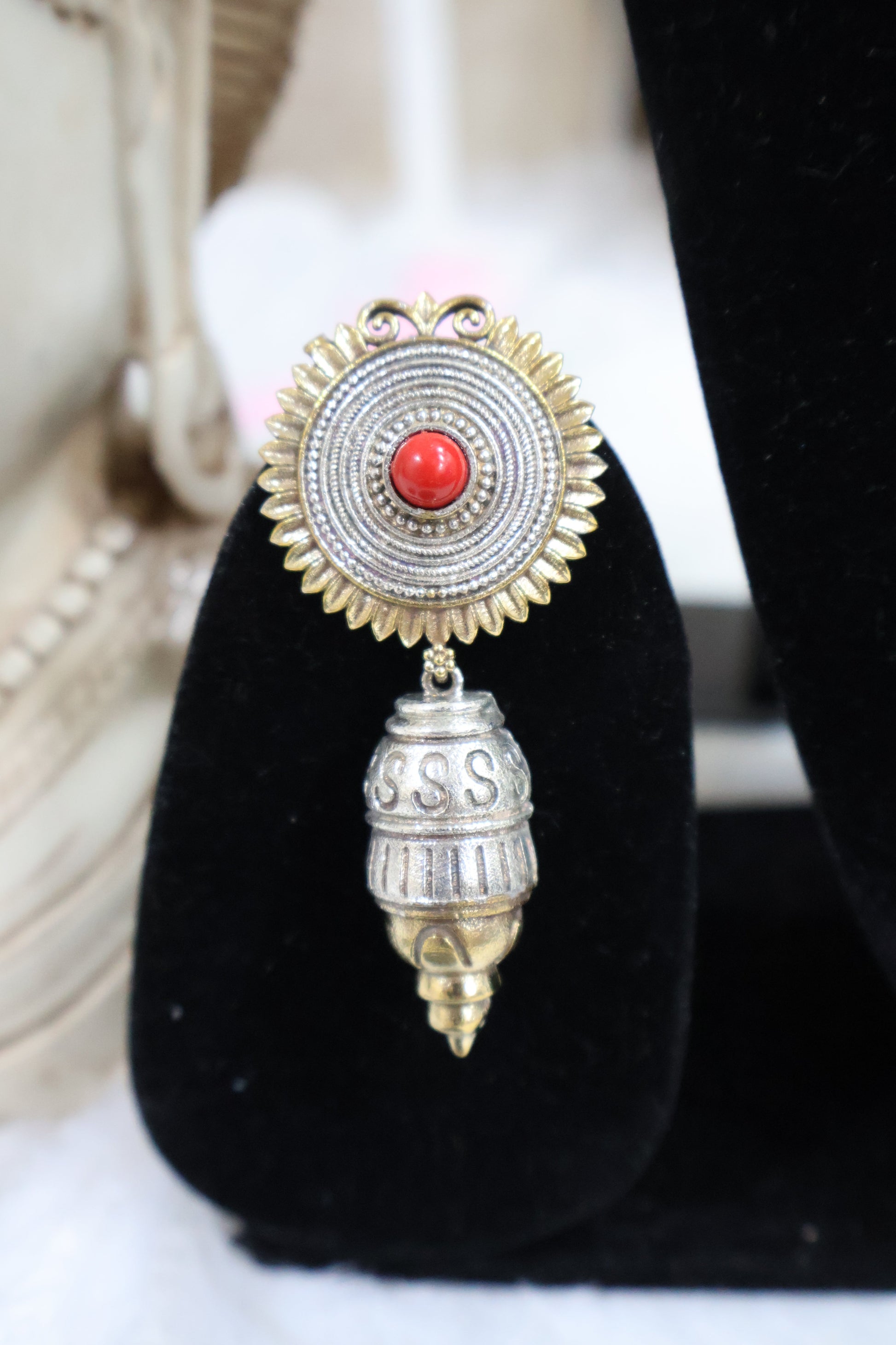 Radiant Red Earrings SIVA by Anika