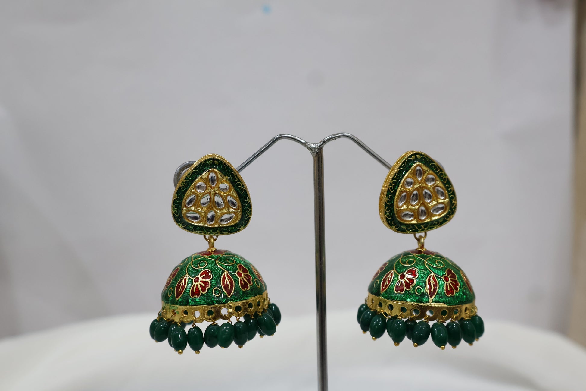 Stunning Green Jhumka SIVA by Anika