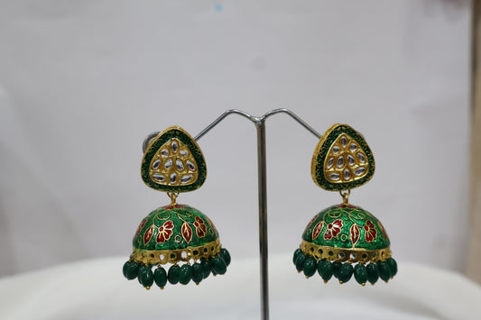 Stunning Green Jhumka SIVA by Anika
